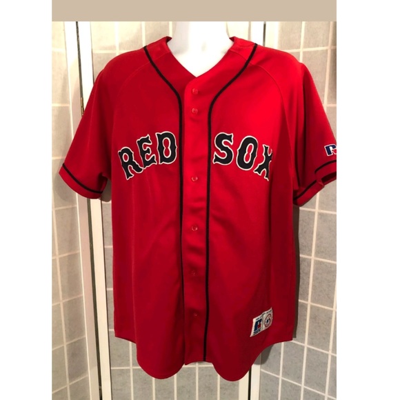 Authentic Red Sox Russell Atheletic Jersey! - Picture 1 of 5